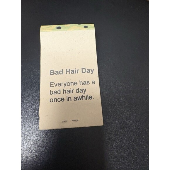 Vintage Pewter 2000 Silvertone Senior Moments Bad Hair DayAlice Seely Pin Brooch - Picture 5 of 6